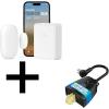 imageMeross Smart WiFi Door ampamp Window Sensor Kit  Meross Outdoor Smart Plug