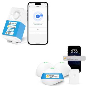 meross Matter Human Presence Sensor+Meross Smart Water Sensor Alarm 3 Pack