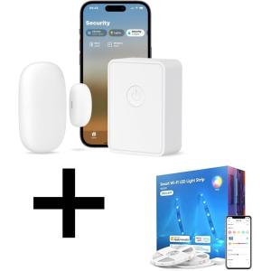 meross Smart LED Strip Lights & Smart Door Sensor