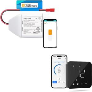 meross Smart Outdoor Opener and Matter Smart Thermostat