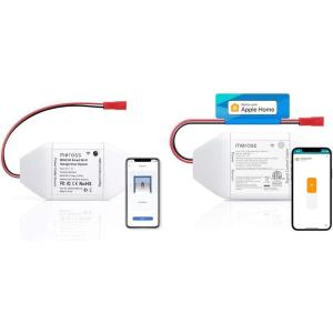 meross Smart WiFi Garage Door Opener Remote Bundle, Compatible with Alexa, Google Assistant, Apple HomeKit, and SmartThings
